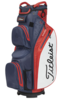 Cartbag Titleist Cart 14 StaDry Navy Rood Wit