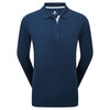 Footjoy ThermoSeries  Langemouw Golfpolo Navy