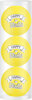 Golfballen Gift Set Happy Birdie Geel