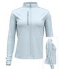 Dames Midlayer Under Armour FZ Nimbus Blue Maat S