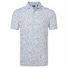 FootJoy Flower Print Pique Herenpolo Wit 