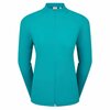 Footjoy Full Zipp Rib Midlayer Dames Turquiose