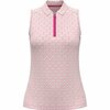 Callaway Premium  Opti Dri Mouwloze Polo Pink Beige
