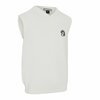 Callaway Mixed Texture Vest Off White