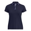 Dames Golfpolo Under Armour Iso-Chill SS Midnight Navy