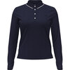 Under Armour Drive Chill LS Polo Midnight Navy