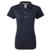 Footjoy Stretch Pique Solid Golfpolo Dames Navy
