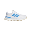 Adidas Dames S2G 26 Leather Spikeless Golfschoenen Wit-Blauw