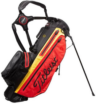 Titleist Players 4 Plus Stadry Standbag Black Red Yellow