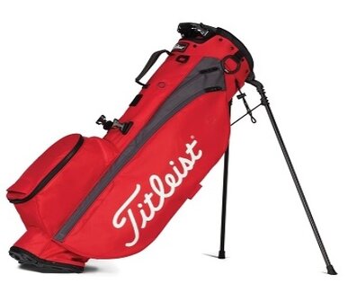 Titleist Players 4 Standbag Red Graphite