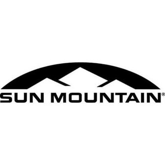 Sun Mountain H2NO Dual Canopy Golf Paraplu Wit Zwart 