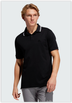 Adidas polo 2025 zwart