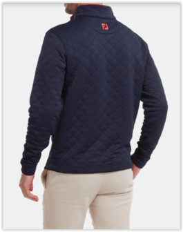 Footjoy Diamond Jacquard Chill Out Navy Red