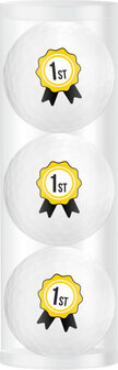 Golf Balls Gift Set 1st Prize 3 Balls