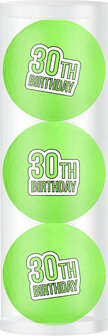Golfballen Gift Set 30e Verjaardag Groen