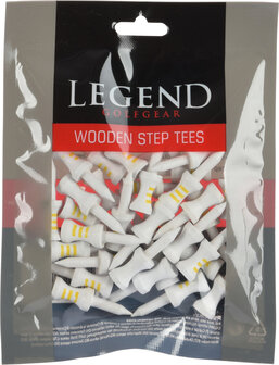 Legend Houten Step Tees 38MM Geel