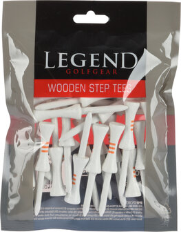 Legend Houten Step Tees 70MM Oranje