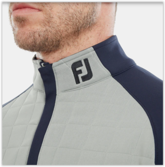 Footjoy Quilted Jacquard Chill Out XP Grey Navy