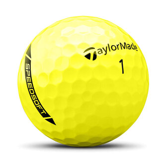 Golfballen Taylormade Speed Soft Geel