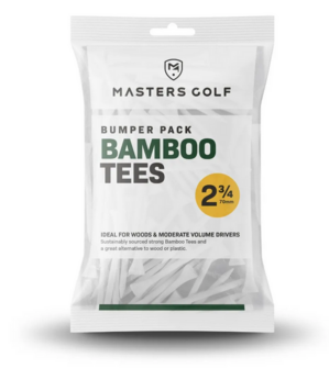 Bamboo Golftees 70mm 110 stuks