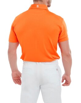 Footjoy Stretch Pique Heren Polo Shirt Oranje