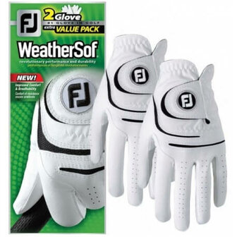 Footjoy Weathersof Golfhandschoen heren 2 Pack