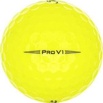 Golfballen Titleist ProV1 2023 Geel