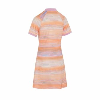 Callaway Dames Golf Jurk Stripe Print Papaya
