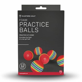 Masters 12 Foam Practice Ballen