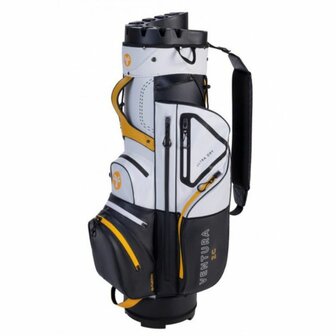 Fastfold Cartbag Ventura Zwart Wit Geel