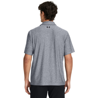 Under Armour T2G Heren Golfpolo Steel/Black
