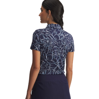 Under Armour Playoff 3.0 Printed Polo-Midnight Navy Dames