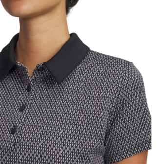 Under Armour Playoff 3.0 Printed Polo Zwart Dames