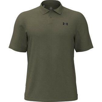 Under Armour Performance 3.0 Heren Golfpolo Donker Groen
