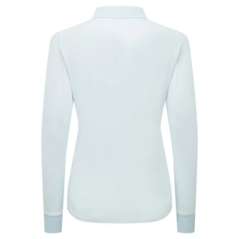 Footjoy ThermoSeries  Langemouw Golfpolo Ice Blue