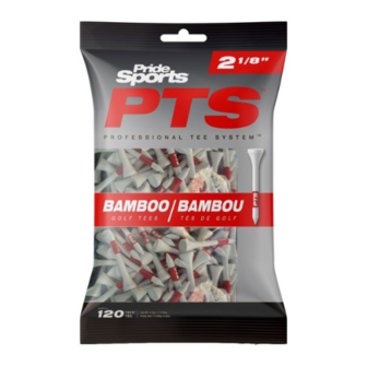 Pride PTS Bamboo 53mm Golf Tees