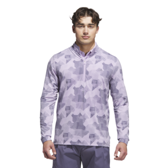 didas Go-To Print Z PowPlu Heren Midlayer
