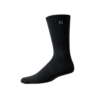 Footjoy ProDry Crew Golfsokken Sokken Zwart 39-46