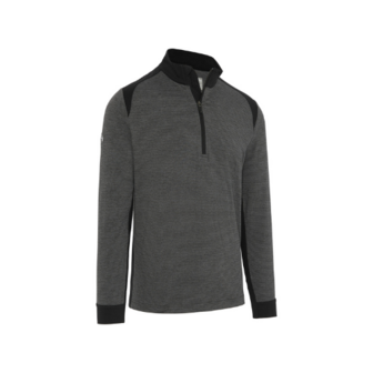 Callaway Soft Touch Blocked 1/4 Zip Pullover Donkergrijs Heren
