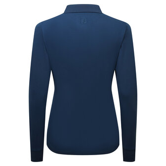 Footjoy ThermoSeries  Langemouw Golfpolo Navy