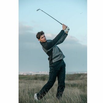 Callaway Stormlite 3 Waterdichte Heren Golf Regenjas Zwart Grijs