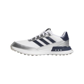 Adidas S2G SL Leather 25 Dames Golfschoenen Wit Navy Zilver