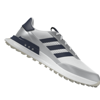 Adidas S2G SL Leather 25 Dames Golfschoenen Wit Navy Zilver