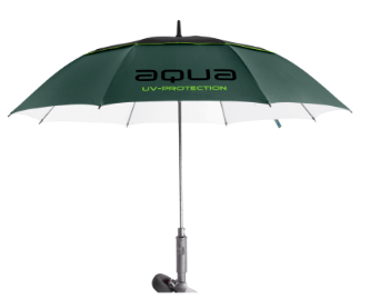 Big Max Aqua UV Golf Paraplu Forest Green Zwart Lime