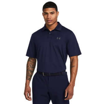 Under Armour T2G Heren Golfpolo Midnight Navy