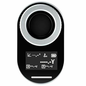 Zoom Focus D Afstandsmeter Zwart Zilver