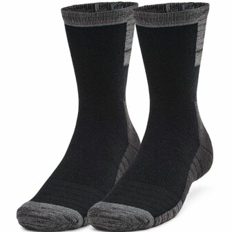 Under Armour 2 Paar Cold Weather Golfsokken Zwart maat 42-47