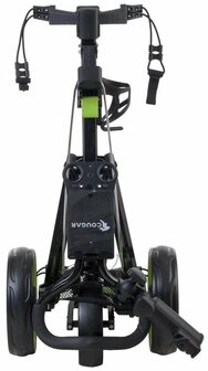 Cougar Track 3 wiel Golftrolley Zwart Groen