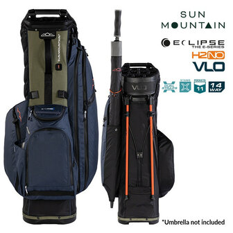 Sun Mountain E 4-5 H2NO Lite 14-Way Navy Olive Zwart