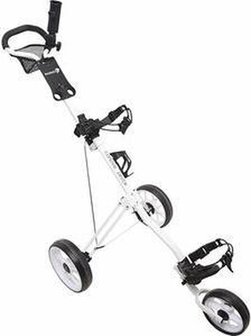 Cougar Track 3 wiel Golftrolley Wit